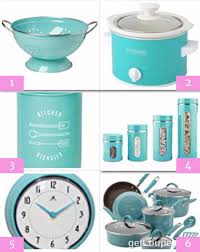 The most common aqua teal kitchen material is cotton. Tiffany Blue Kitchen Accessories Where I Found Them All Clever Diy Ideas Tiffany Blue Kitchen Blue Kitchen Accessories Blue Kitchen Decor
