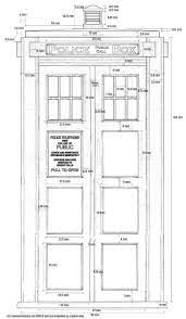 8 Model Plans Doctor Who Tardis Tardis Tardis Door