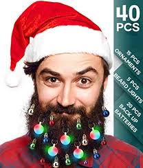 Enjoy Fast Free Delivery Exclusive Deals And Award Winning Movies Tv Shows With Prime Click Her Beard Christmas Ornaments Kids Hairstyles Lighted Ornaments