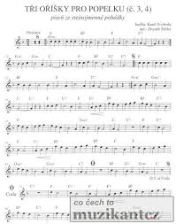 Tak jsem si o letošních vánocích tři oříšky zrevidoval. Tri Orisky Pro Popelku Noty Hledat Googlem Sheet Music Music Piano