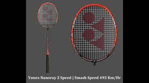 After getting use to playing with it, it definitely clears with ease and improved my reaction time at the net. Yonex Nanoray Z Speed Original Youtube