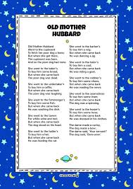 Old Mother Hubbard Kids Video Song With Free Lyrics Activities Kids Video Songs Nursery Songs Nursery Rhymes Lyrics