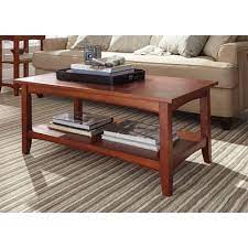 Three Posts Kerlin Coffee Table With Storage Coffee Table Cherry Wood Coffee Table Alaterre Furniture