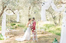 Symbolism can be either intended or incidental: Inspirational Editorial Summer Amidst The Olive Trees A Dreamy Italian Editorial Concept By Wedding Planner Righe E Pois Captured At Borgo4case By Pure Wedding Photography