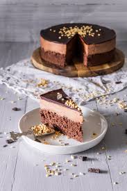 Chocolate Mousse Cake Ahalni Sweet Home Postres Frios Pasteles Deliciosos Mousse De Chocolate