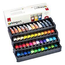 Kingart Pro Artist Acrylic Paint Set Of 48 Colors Walmart Com Walmart Com Acrylic Paint Set Paint Set Acrylic Painting