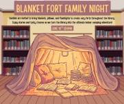 Blanket Fort Family Night!