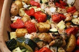 Chicken Veggie Casserole Chicken And Vegetable Bake Baked Veggies Real Food Recipes