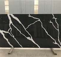 Stunning Calacatta Black Quartz Slabs for Wall