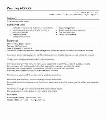 child welfare social worker resume