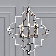 3d Open 8 Light Chandelier Cgtrader