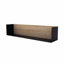 Das Regal U Shelf L Ist Eine Elegante Kombination Aus Massivem Eichenholz Und Dunnem Metall Da Es Unsichtbar An Der Wand Fixier Wandregal Metall Regal Eiche