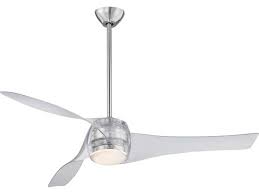 72 minka aire xtreme brushed nickel ceiling fan. Minka Aire Artemis Led Translucent One Light 58 Wide Indoor Ceiling Fan Mkaf803dltl