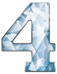 Crystal Number Four Png Clipart Image Clip Art Clipart Images Free Clip Art