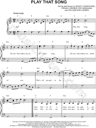There are some easy piano songs that beginners can learn, however, once they have mastered the basics of piano. Train Play That Song Sheet Music Easy Piano In C Major Download Print Sku Mn0176193