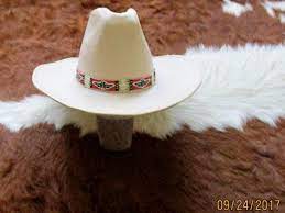 A Cowboy Style Hatband With Porcupine Quills Glass Beads Handcrafted For Western Style Hats Cowboy Style Hat Band Handcraft