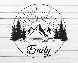 Free Free 314 Silhouette Mountain Scene Svg SVG PNG EPS DXF File