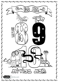 Parshat Bo Coloring Page Click On Page To Print Challah Crumbs Coloring Pages Bible Crafts Print