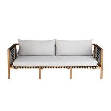 3 Sitzer Gartensofa Aus Massivem Akazienholz Naxos Gartensofa Outdoor Sofa Gartensofa Holz