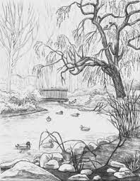 Easy Landscape Drawings Landscape Sketching For Beginners Lt Images Amp Galleries Landscape Pencil Drawings Landscape Sketch Landscape Drawing Easy