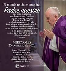 Papa Francisco Invita Al Mundo A Unirse En Oracion Este Miercoles Por Pandemia Diario El Mundo Cuando llega a casa se acuesta y se duerme rápidamente. papa francisco invita al mundo a unirse