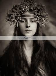Evelyn Nesbit Photograph: Antique Floral Portrait (digital Download)