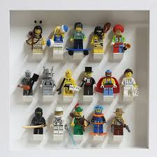 Collectible Minifigures In Ikea Ribba Frames Lego Frame Lego Diy Lego Pictures