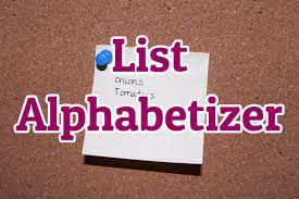 Put any text in alphabetical order with this free tool. Alphabetize Your Lists Wordcounter Net