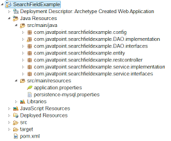 Angular Spring Search Field Example Javatpoint