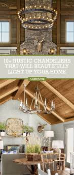 12 Rustic Chandelier Ideas Best Country Farmhouse Chandeliers