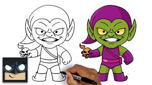 How To Draw Green Goblin | Step By Step Tutorial - Youtube