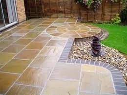 Patio Indian Sandstone Patio Stones Diy Stone Patio Curved Patio