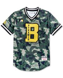 Don T Get Caught Without This Cool Camo Jersey From Black Pyramid Polyester Machine Washable Imported Crew Ne Camo Jersey Mens Tshirts Big Men Fashion