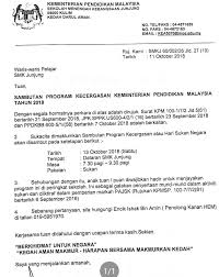 Dalam gedung, kantor atau ruang kelas satuan pendidikan. Hari Sukan Negara Disambut Pada