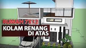 Sejalan dengan perkembangan zaman kebutuhan manusia meningkat. Rumah Sederhana 7x12 Kolam Renang Di Atas Lantai 2 Youtube