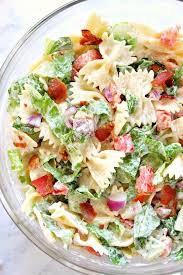 Pin By Daniela Henke On Salad Recipes Blt Pasta Salad Recipes Summer Pasta Salad Salad Recipes