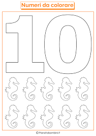 Numeri Da Stampare Colorare E Ritagliare Per Bambini Con Numero 0 Da Stampare E Disegno Numero 10 7 Con Numero 0 Da Numeri Immagini Pecs Attivita Con I Numeri