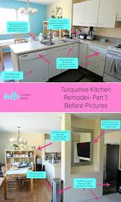 Grey, black, white, orange, red ,pink ,parrot green , wood brown and a lot more! Turquoise Kitchen Remodel Part 1 Before Pictures Hello Creative Family
