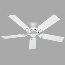 This company is providing a lifetime guarantee. Hunter Low Profile Iii 52 In Indoor White Ceiling Fan 53069 The Home Depot