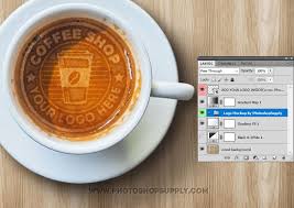 Free Coffee Latte Art Photoshop Mockup Photoshop Supply Coffee Latte Art Latte Art Photoshop Mockup Free