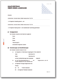 Vergessen sie nicht, lesezeichen zu setzen kaufvertrag tiere vorlage katze mit ctrl + d (pc) oder command + d (macos). Kaufvertrag Uber Einen Jagdhund De Vertrag Download