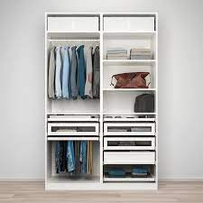 Wer einen paxschrank planen möchte, der kann mit dem ikea paxplaner alle modell aus der serie wählen und seinen schrank mit allen möglichkeiten, wie schuhablagen, schubkästen und kleiderstangen, detailiert online planen. Pax Wardrobe Combination White Ikea Pax Planer Ikea Ikea Pax