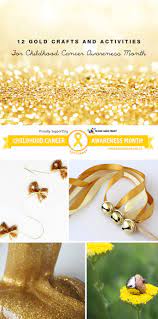 When someone is diagnosed with cancer, adults are sometimes unsure • continue routines as much as you can. 12 Gold Crafts And Activities For Childhood Cancer Awareness Month The Craft Train