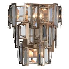 Our hand applied patina finish is the finishing touch to your america's finest lighting fixture. Gracewood Hollow Karone 3 Light Wall Sconce With Champagne Finish Shefinds