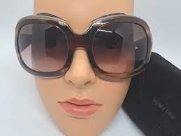 Lisa Tom Ford Sonnenbrille Mod.TF28 R65 Hazel Braun Tortoise Rahmen Schild  Wrap Braune Linsen