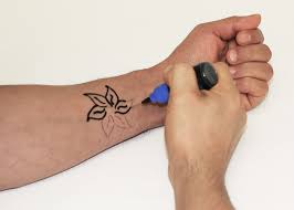 This paper has 3 layers. How To Make A Henna Tattoo Stencil Transfer Hennacity