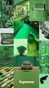 Red, blue, orange, pink, and green; Green Background Aesthetic Pictures Facebook