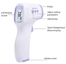 Now you have enough knowledge on how a non contact infrared thermometer works. Dikang Abs Digital Non Contact Infrared Thermometer Hg 01 0 3 Degree Id 22301325973