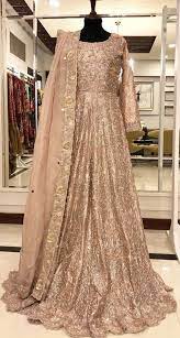Bronze Color Women S Designer Gown Checkout Www Fealdeal Com Worldwide Shipping Ea Latest Bridal Dresses Pakistani Bridal Dresses Bridal Dresses Pakistan
