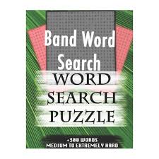Worksheet is complete with title, instructions, grid, and answer sheet with hints for the teacher. Band Word Search Word Search Puzzle 300 Words Medium To Extremely Hard And Many More Other Topics With Solutions 8x11 80 Pages All Ages Kids 7 Buy Online In South Africa Takealot Com